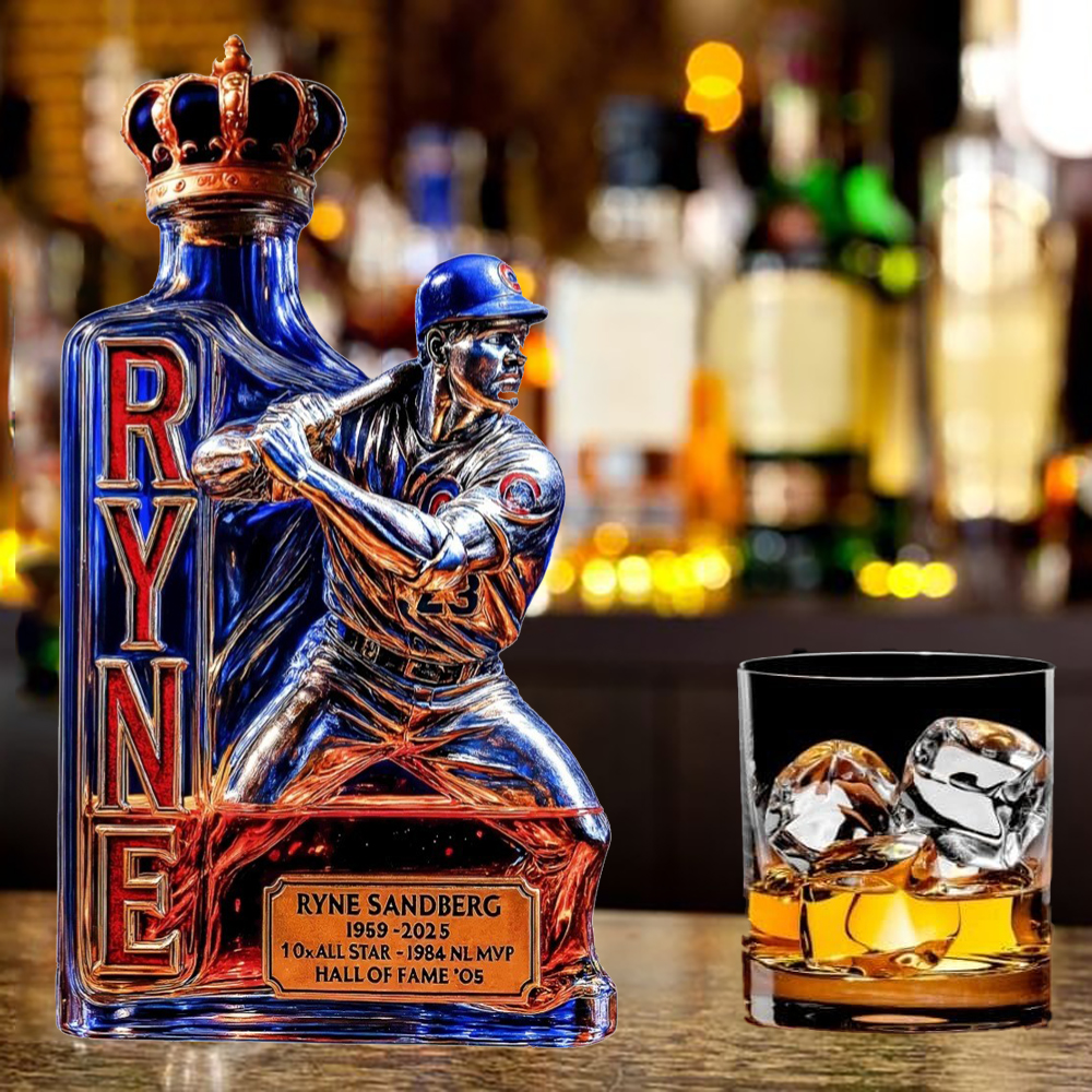 Limited Edition Ryne Sandberg Memorial Whiskey Bottle 6 Limited Edition Ryne Sandberg Memorial Whiskey Bottle - Image 6