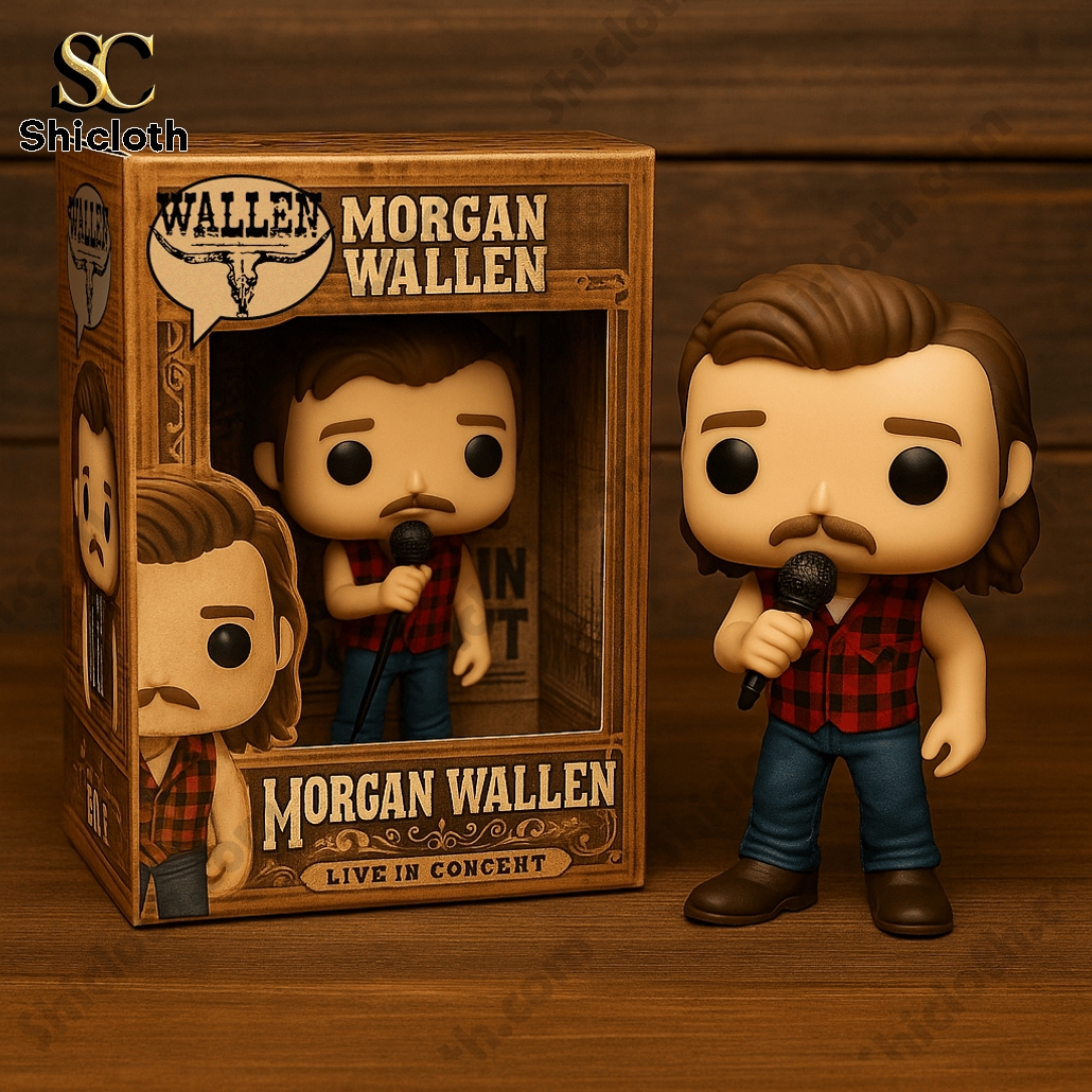 Morgan Wallen Live In Concert Pop Figure Doll