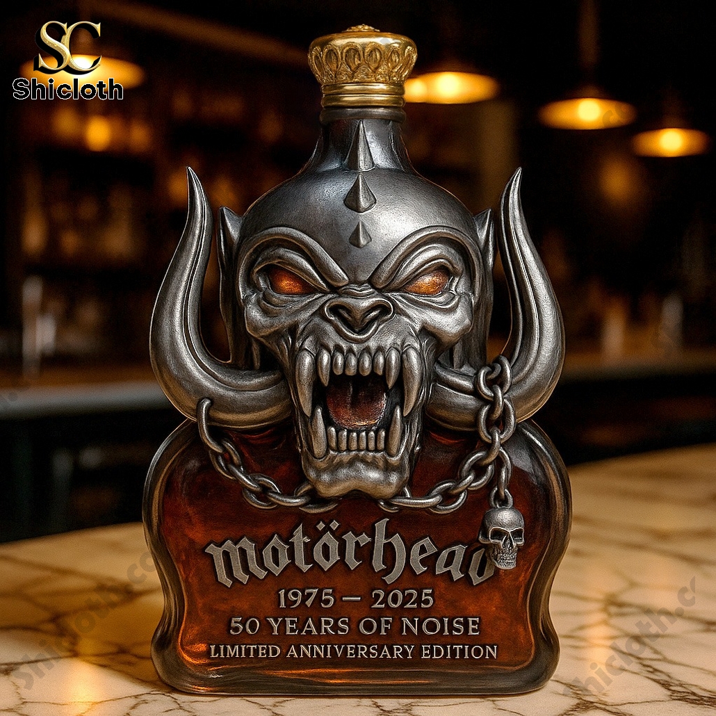 Motorhead Limited Anniversary Whiskey Bottle