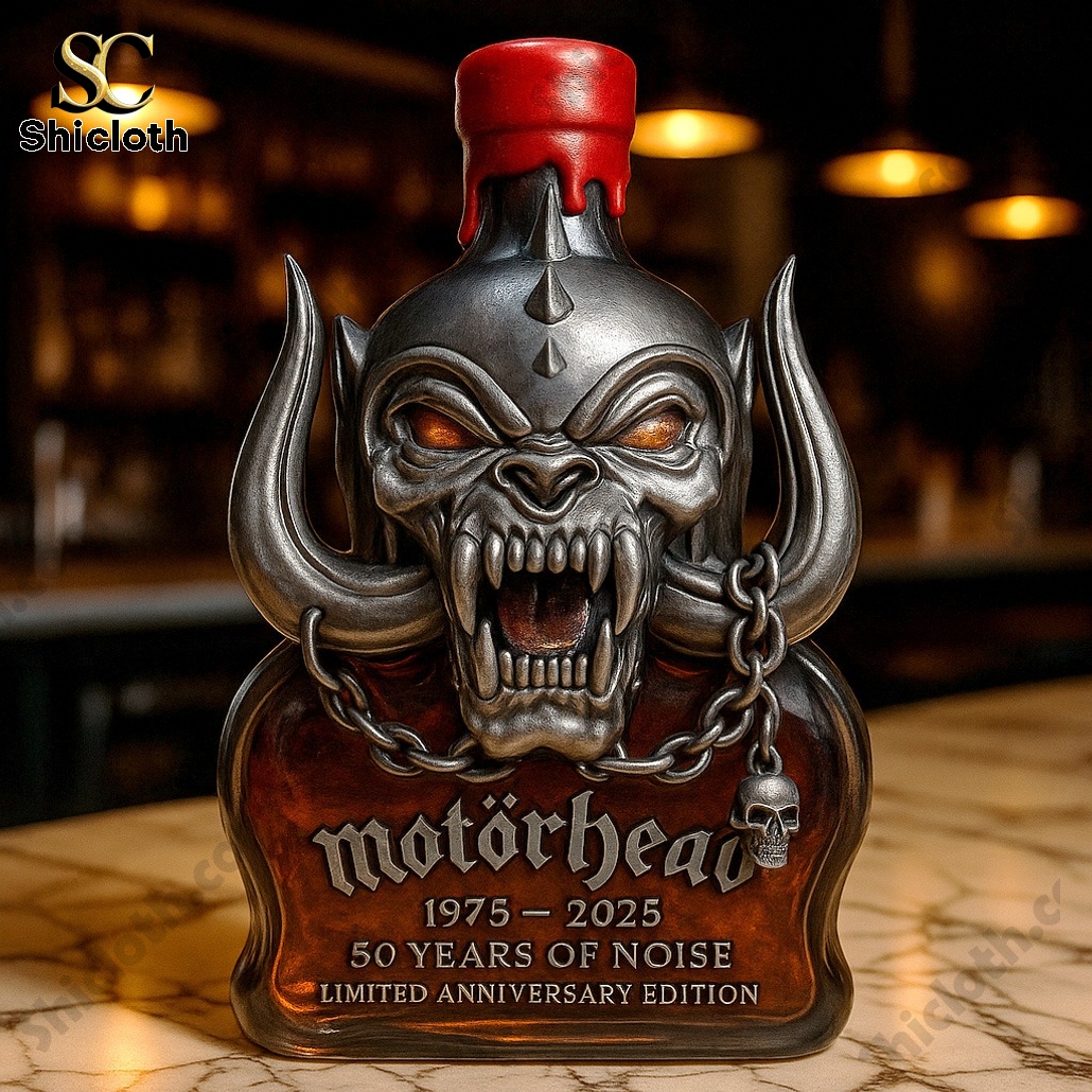 Motorhead Limited Anniversary Whiskey Bottle 3 Motorhead Limited Anniversary Whiskey Bottle - Image 3