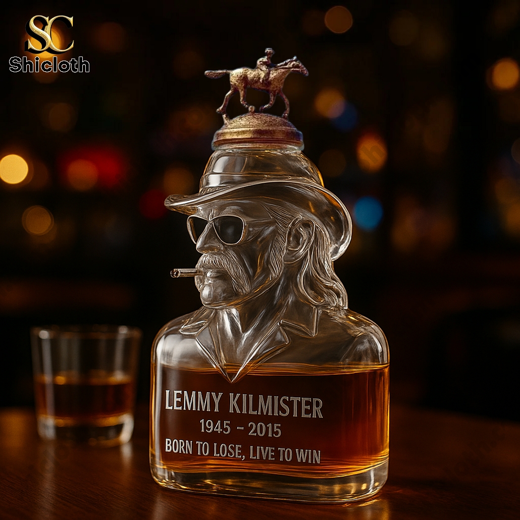 Motörhead Lemmy Kilmister Born to Lose, Live to win Memorial Whiskey Decanter 5 Motörhead Lemmy Kilmister Born to Lose, Live to win Memorial Whiskey Decanter - Image 5