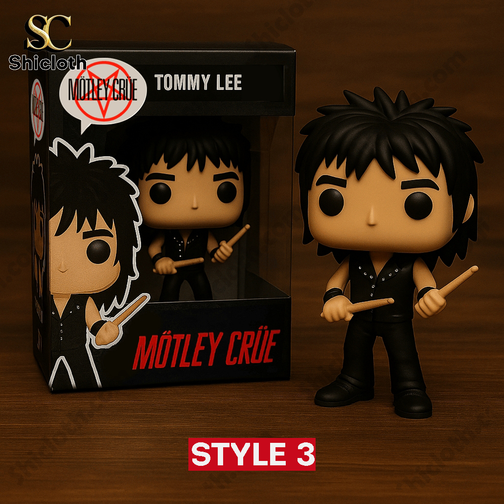 Mötley Crüe Band Pop Figure Doll Perfect Gift For Fan 4 Mötley Crüe Band Pop Figure Doll Perfect Gift For Fan - Image 4