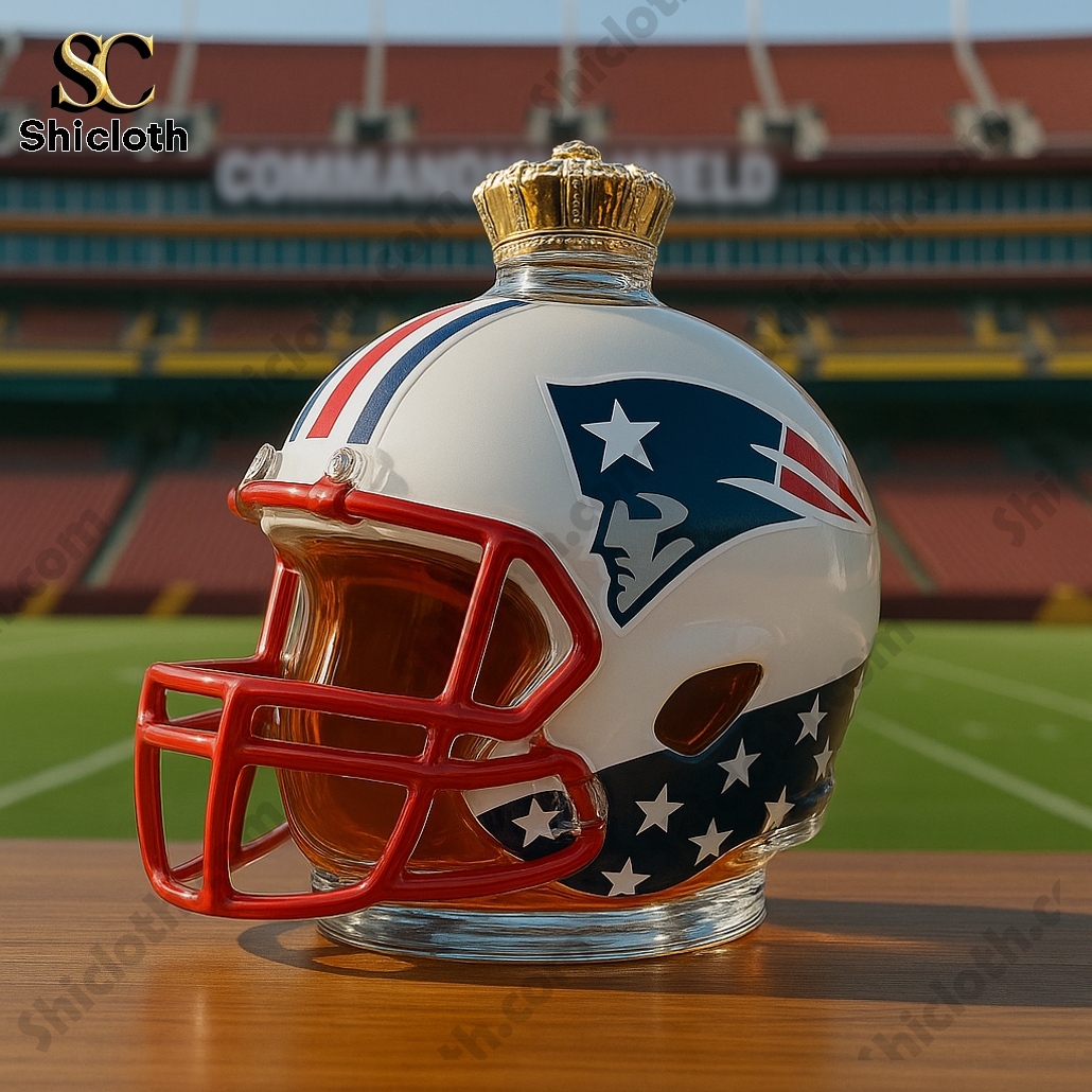New England Patriots Helmet Bottle