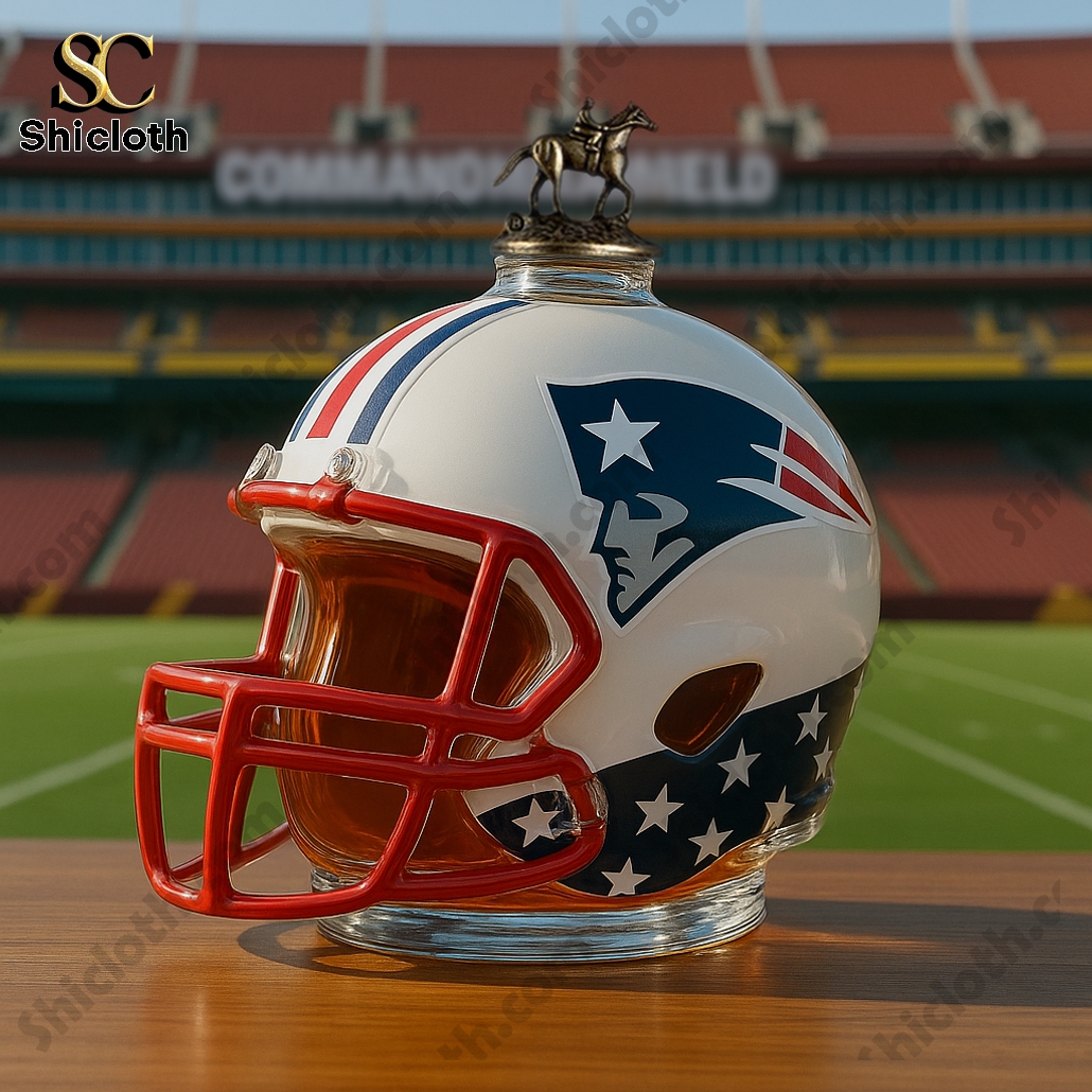 New England Patriots Helmet Bottle 5 New England Patriots Helmet Bottle - Image 5