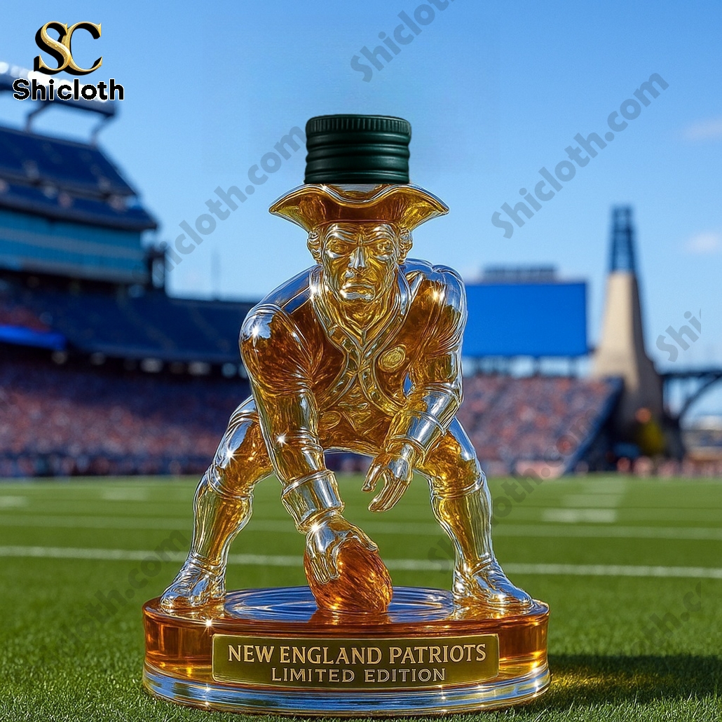 New England Patriots Limited Edition Whiskey Bottle 4 New England Patriots Limited Edition Whiskey Bottle - Image 4
