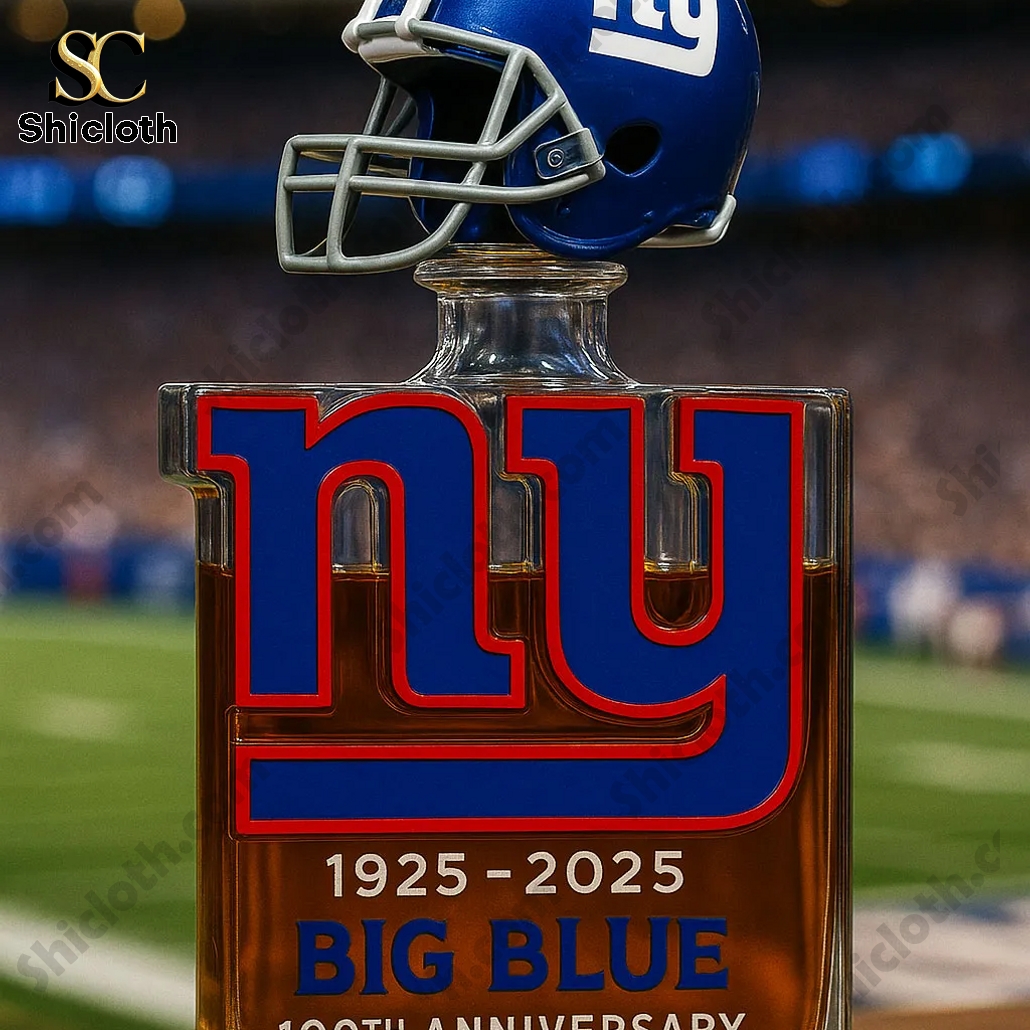 New York Giants 100th Anniversary Limited Edition Whiskey Decanter