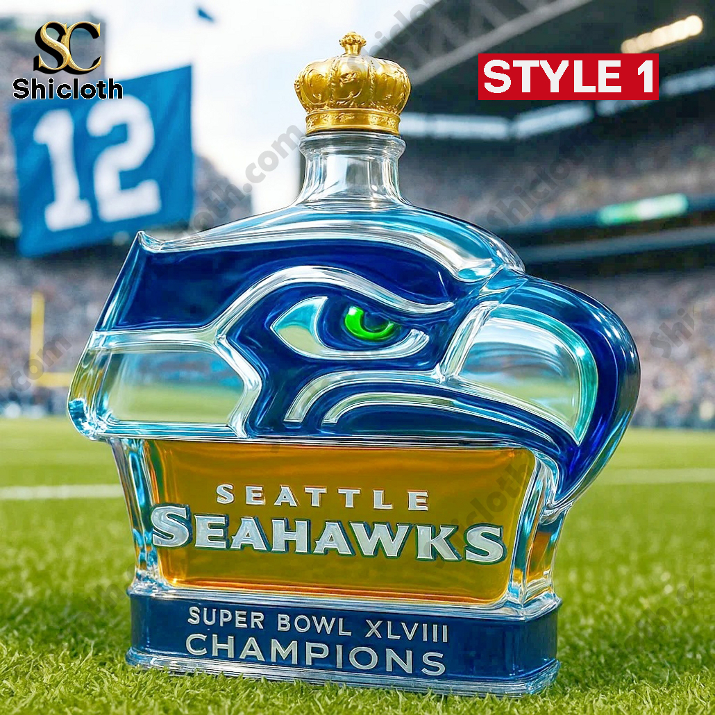 New York Islanders 4 Time Stanley Cup Champs Whiskey Bottle