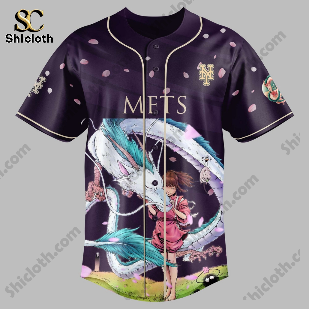 New York Mets MLB Spirited Away Baseball Jersey