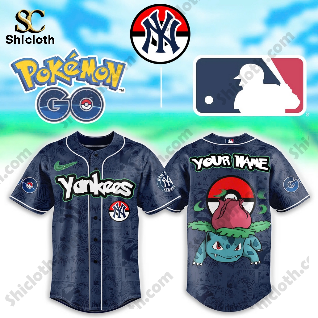 Bulbasaur Pokemon Baseball Jersey