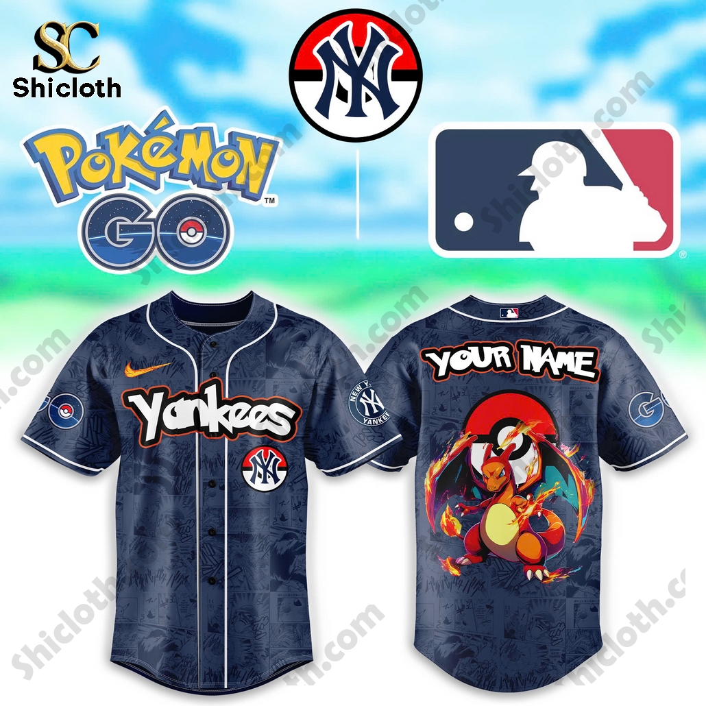 Pokemon Charizard Baseball Jersey