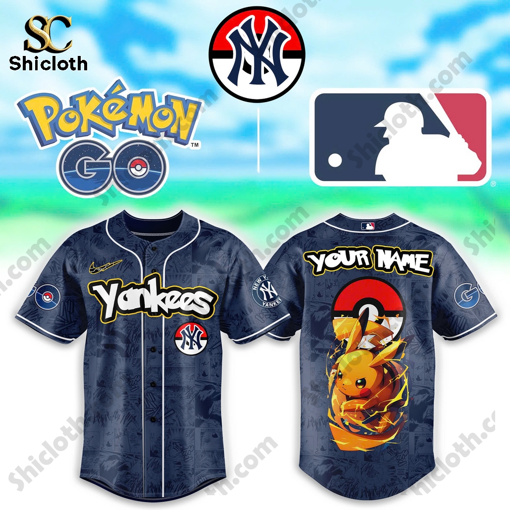 Pokemon Pikachu Baseball Jersey