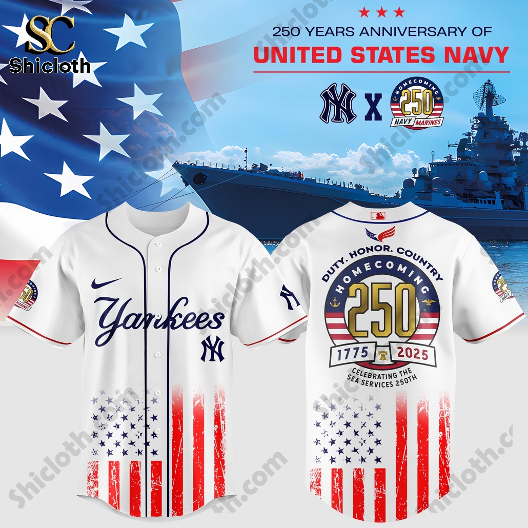 New York Yankees Homecoming 250 Legacy Baseball Jersey