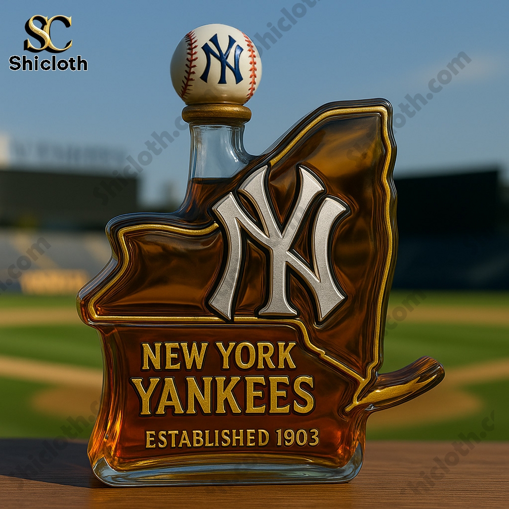 New York Yankees Whisky Bottle