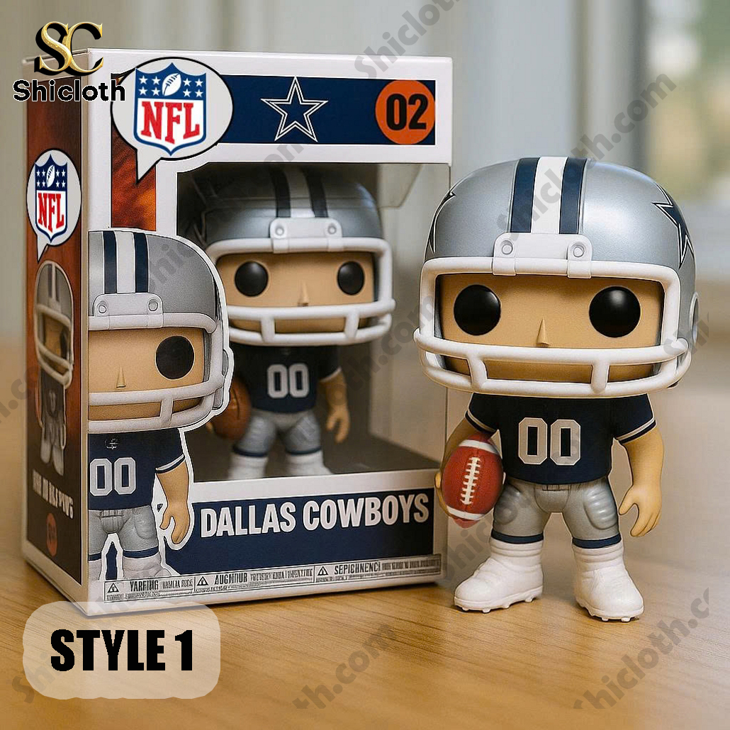 NFL Dallas Cowboy Uniform Pop Figure Doll