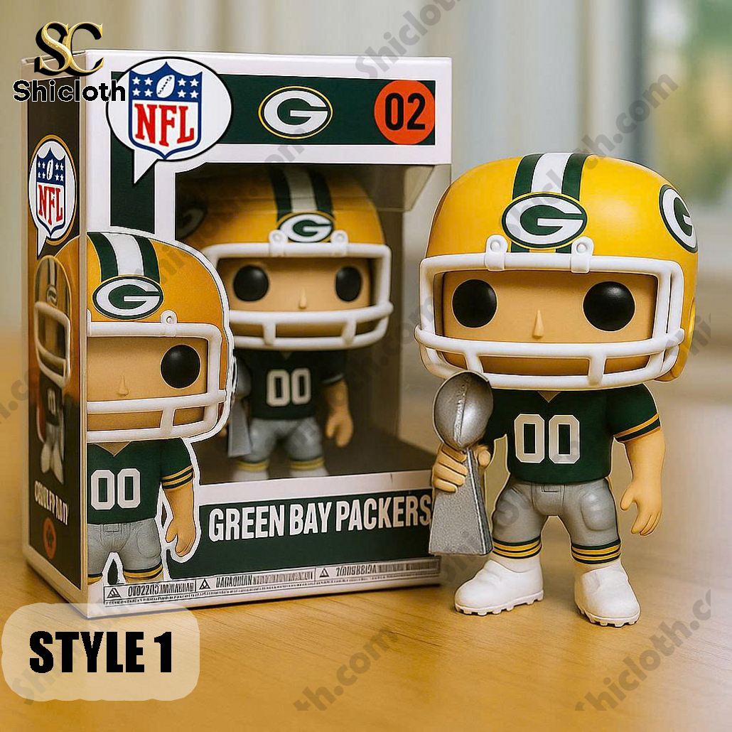 NFL Green Bay Packers Uniform Pop Figure Doll