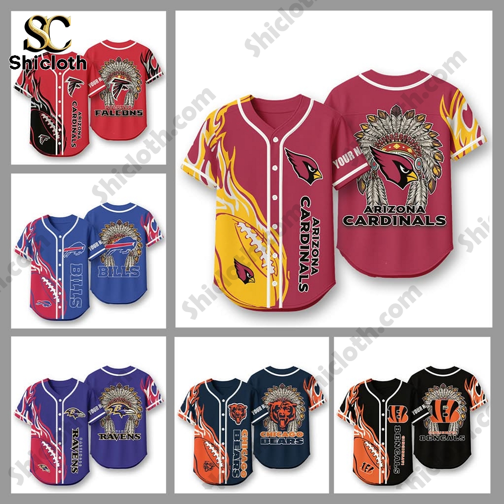 NFL Team x Native American 2025 Baseball Jersey