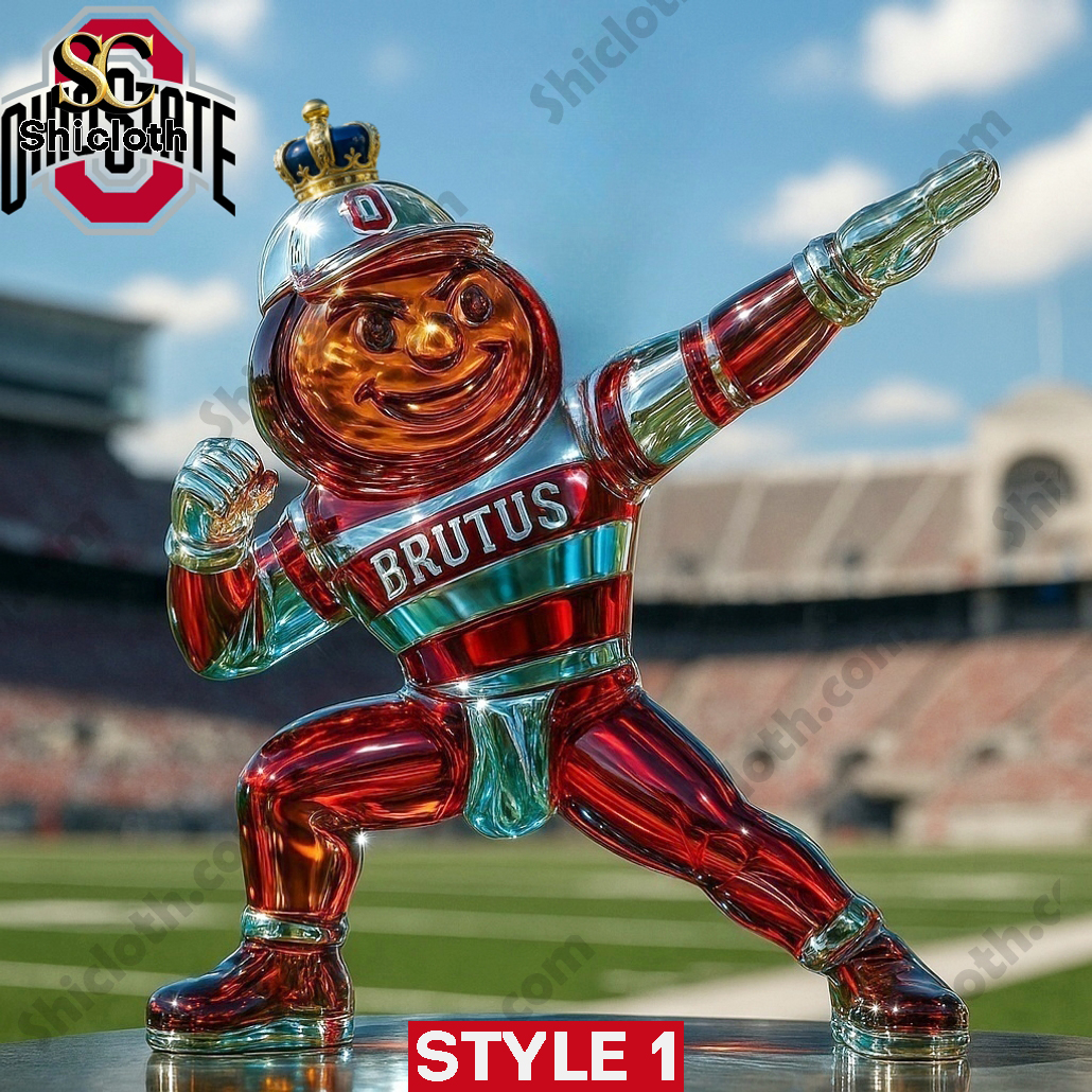 Ohio State Buckeyes Brutus Buckeye Whiskey Bottle