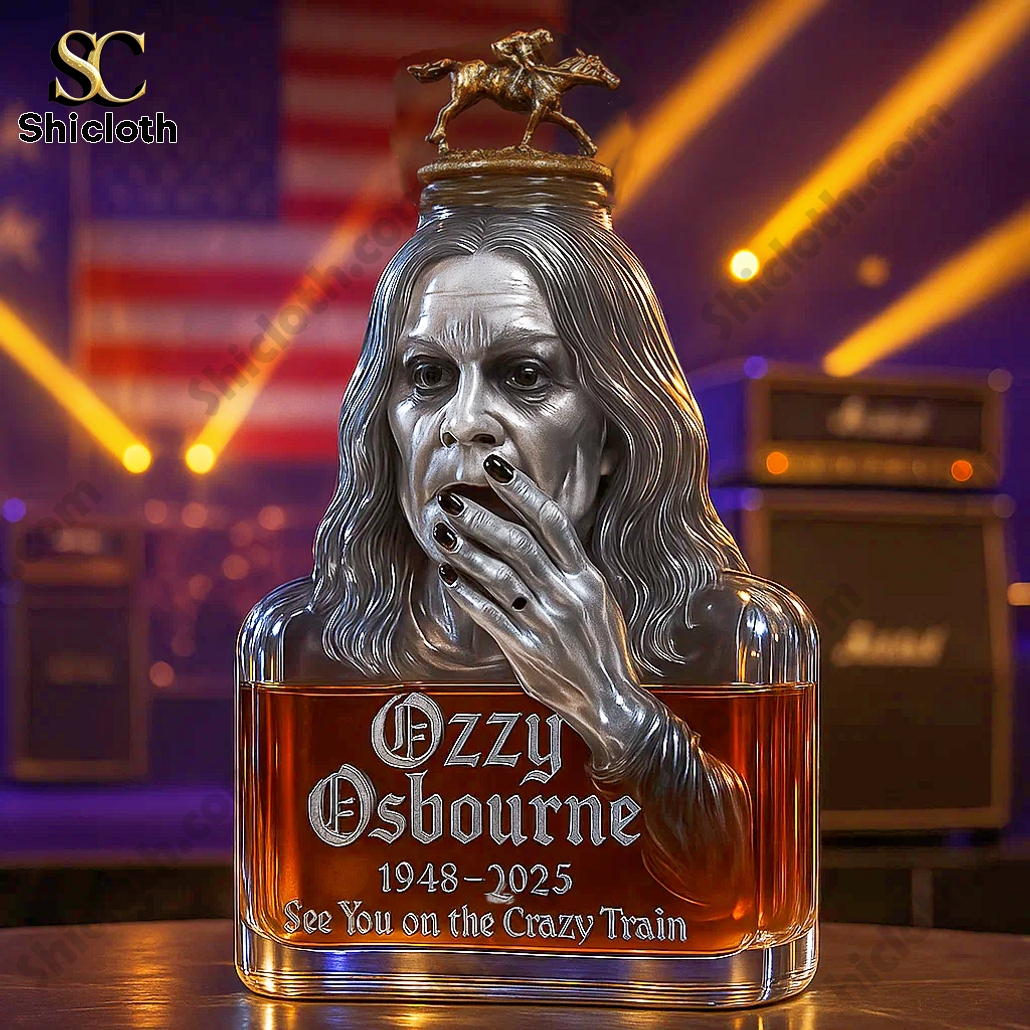 Ozzy Osbourne Crazy Train Whiskey Bottle 4 Ozzy Osbourne Crazy Train Whiskey Bottle - Image 4