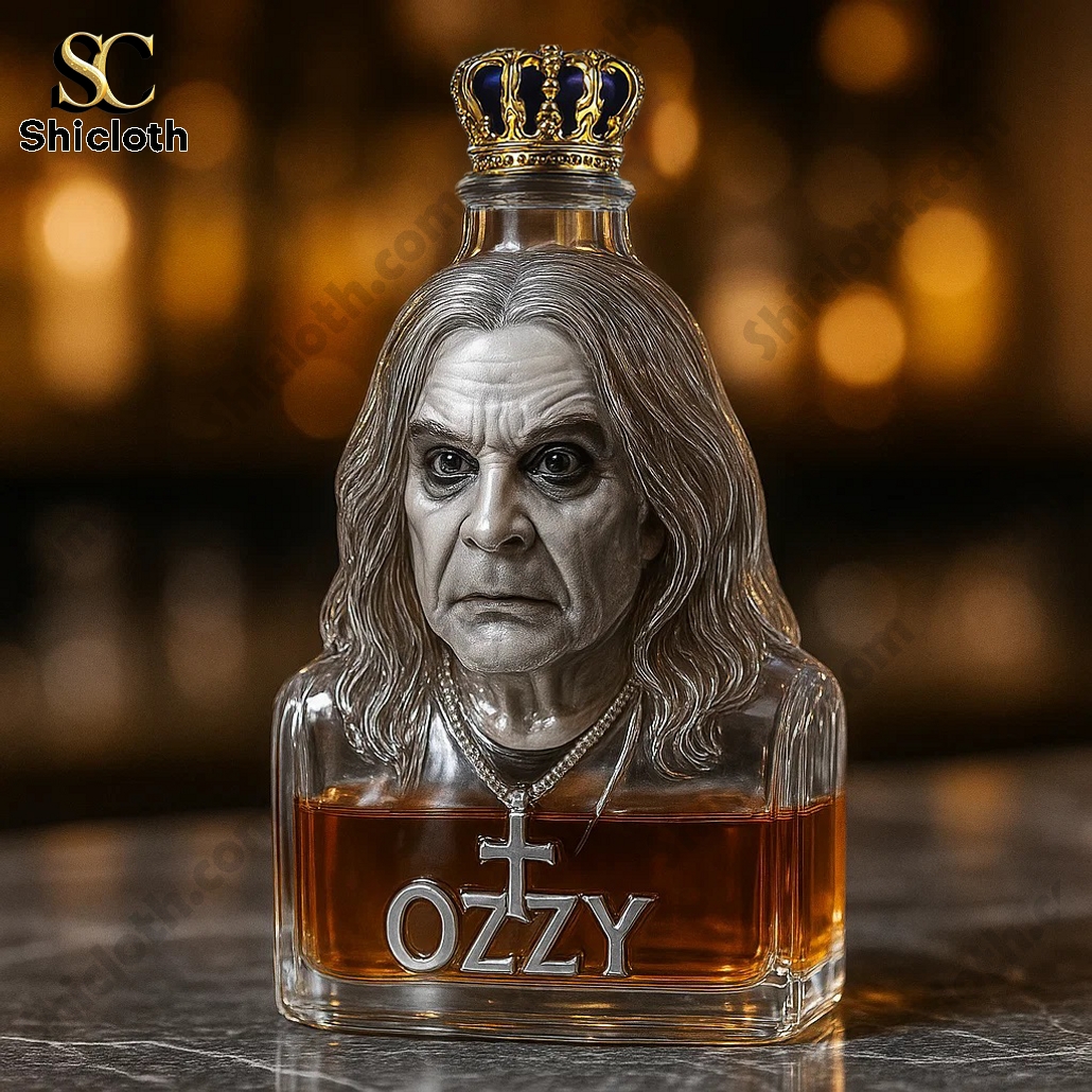 Ozzy Osbourne Crown Royal Whisky Bottle