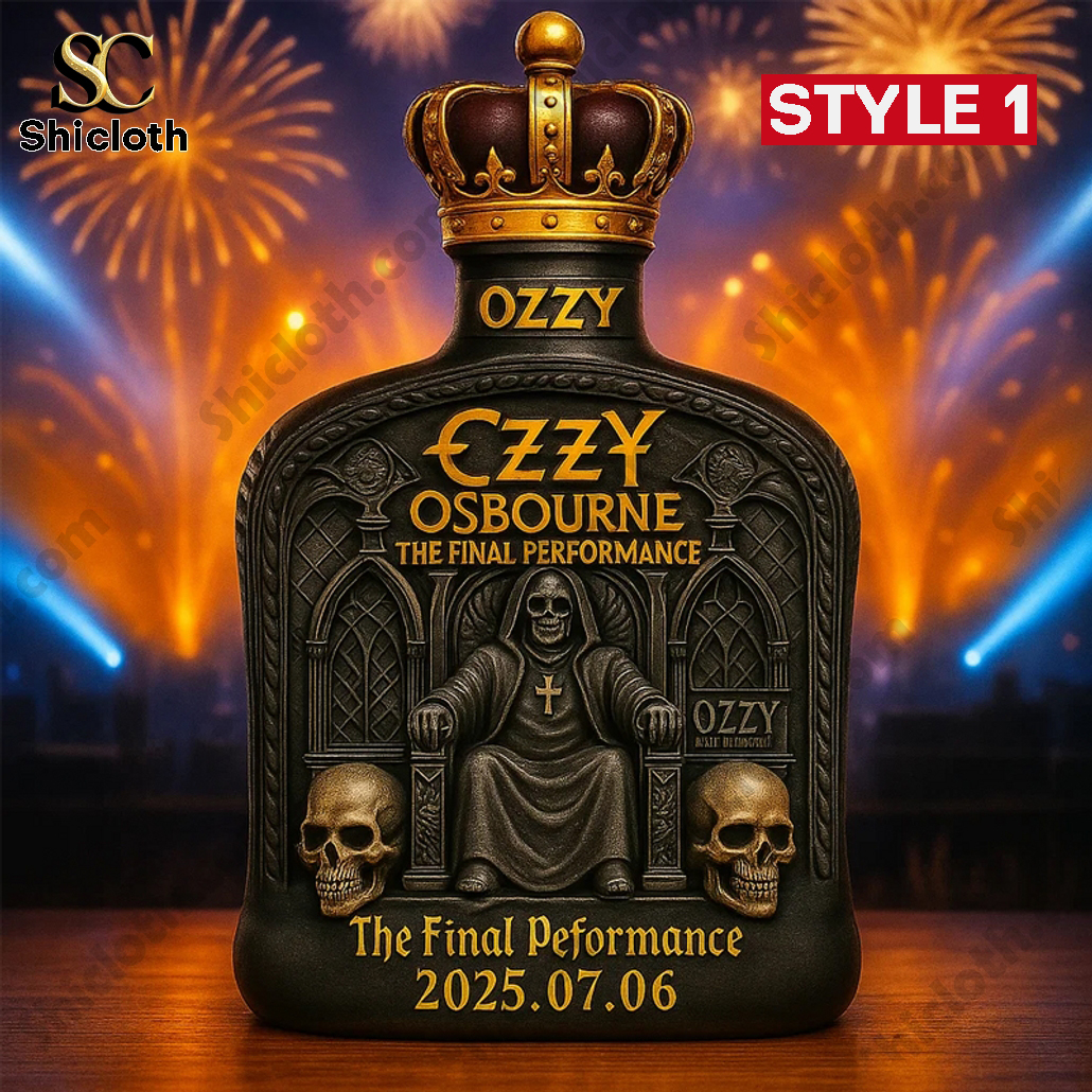 Ozzy Osbourne Final Performance Whiskey Bottle