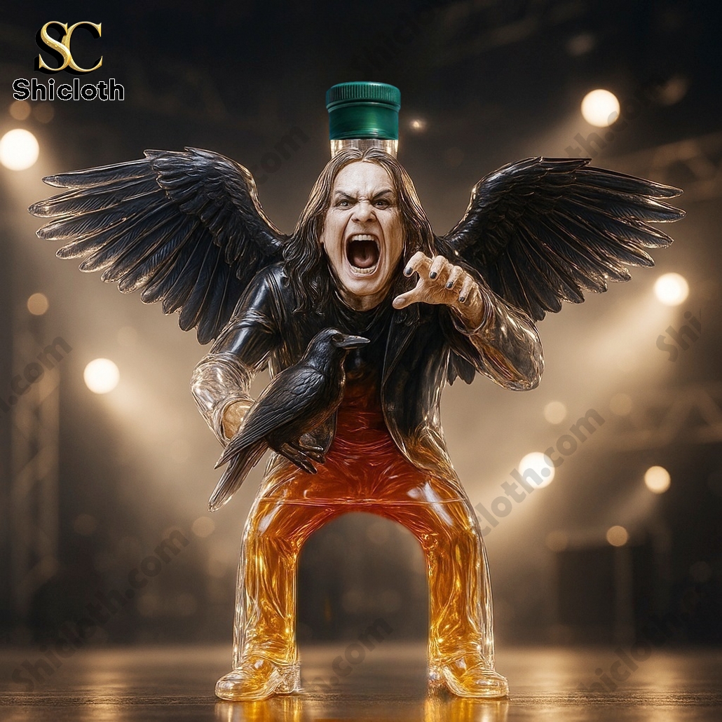 Ozzy Osbourne Blackwing Memorial Whiskey Bottle 3 Ozzy Osbourne Blackwing Memorial Whiskey Bottle - Image 3