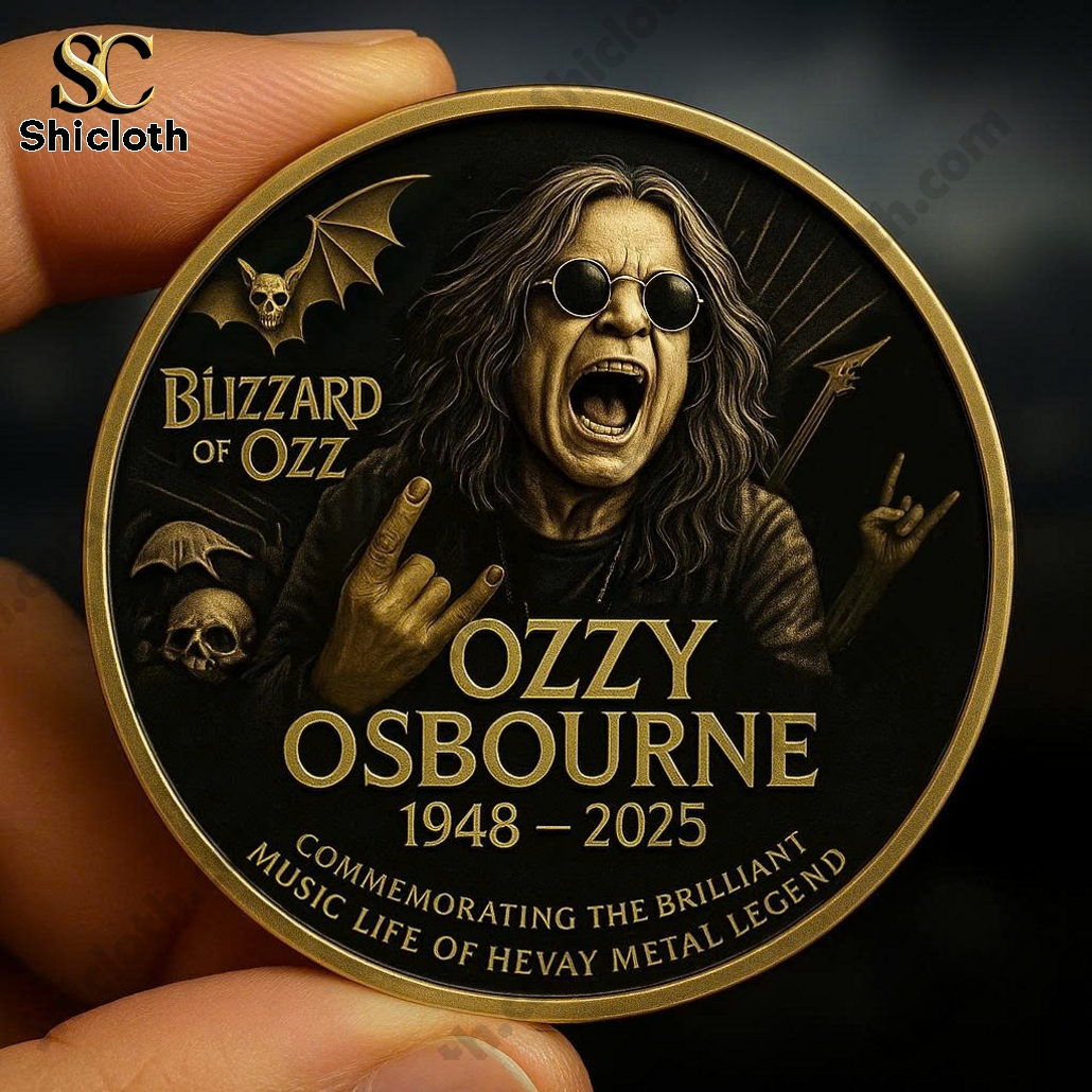 Ozzy Osbourne Music Life Heavy Metal Legend Coin