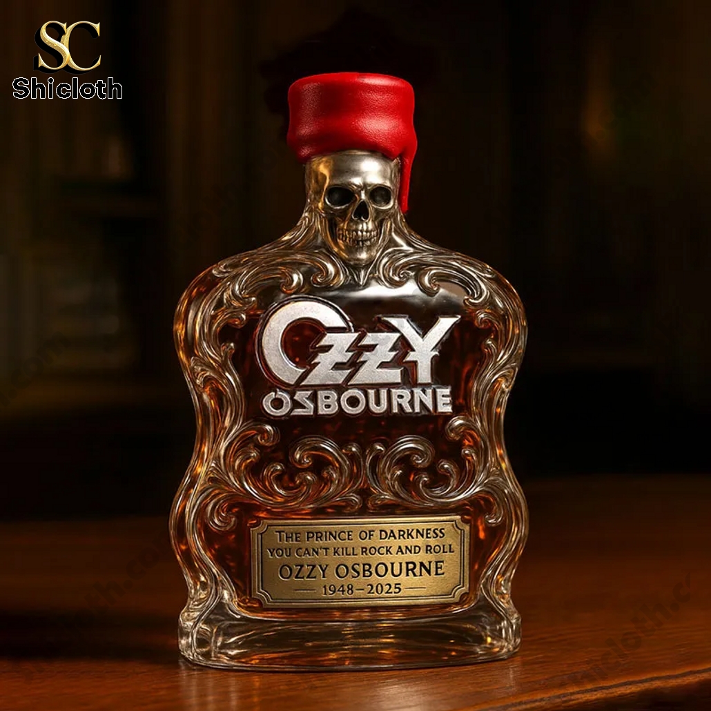 Ozzy Osbourne Prince Of Darkness Memorial Whiskey Bottle 3 Ozzy Osbourne Prince Of Darkness Memorial Whiskey Bottle - Image 3