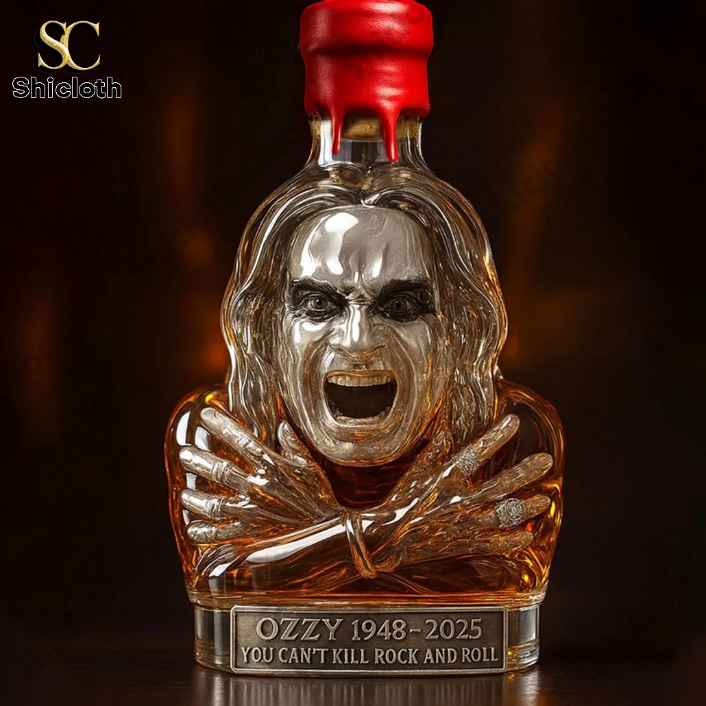 Ozzy Osbourne You Can't Kill Rock And Roll Memorial Collector Whiskey Bottle 3 Ozzy Osbourne You Can't Kill Rock And Roll Memorial Collector Whiskey Bottle - Image 3