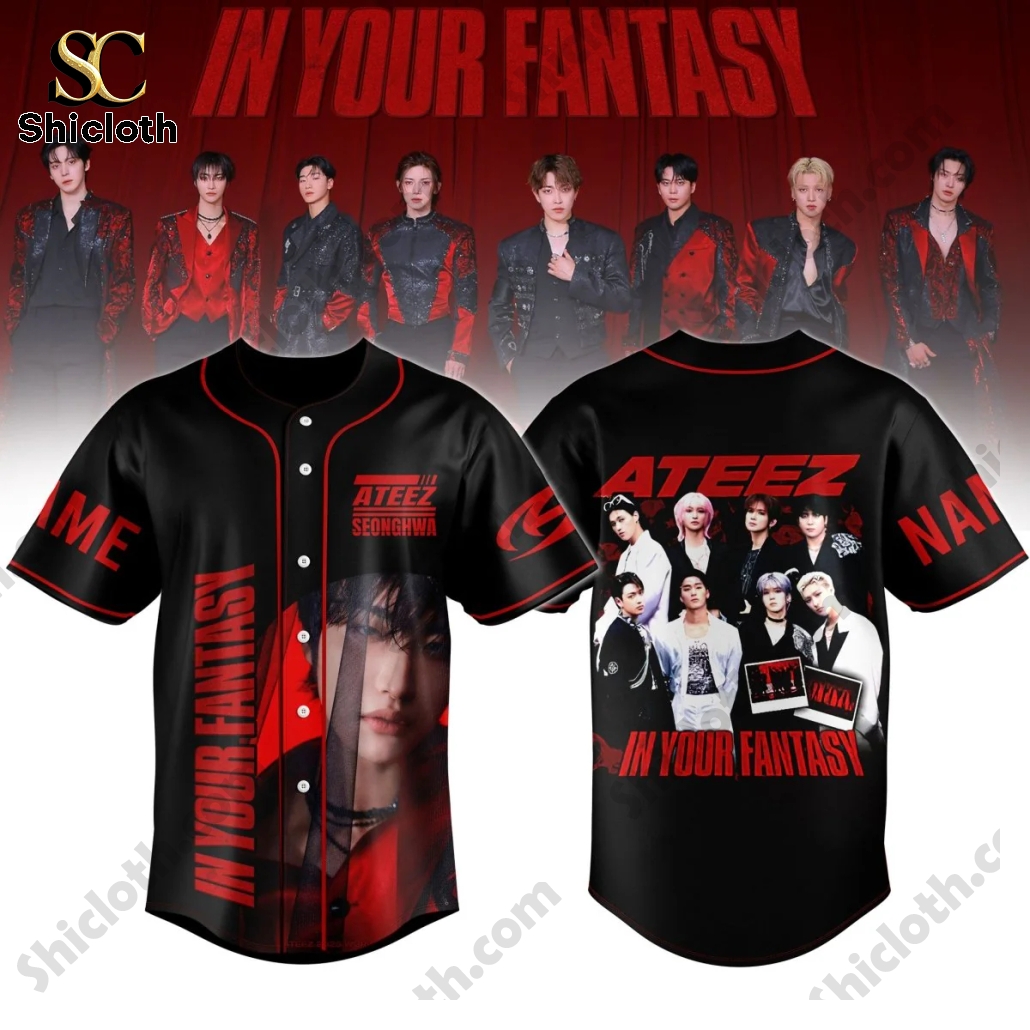 Park Seong Hwa ATEEZ In Your Fantasy Baseball Jersey