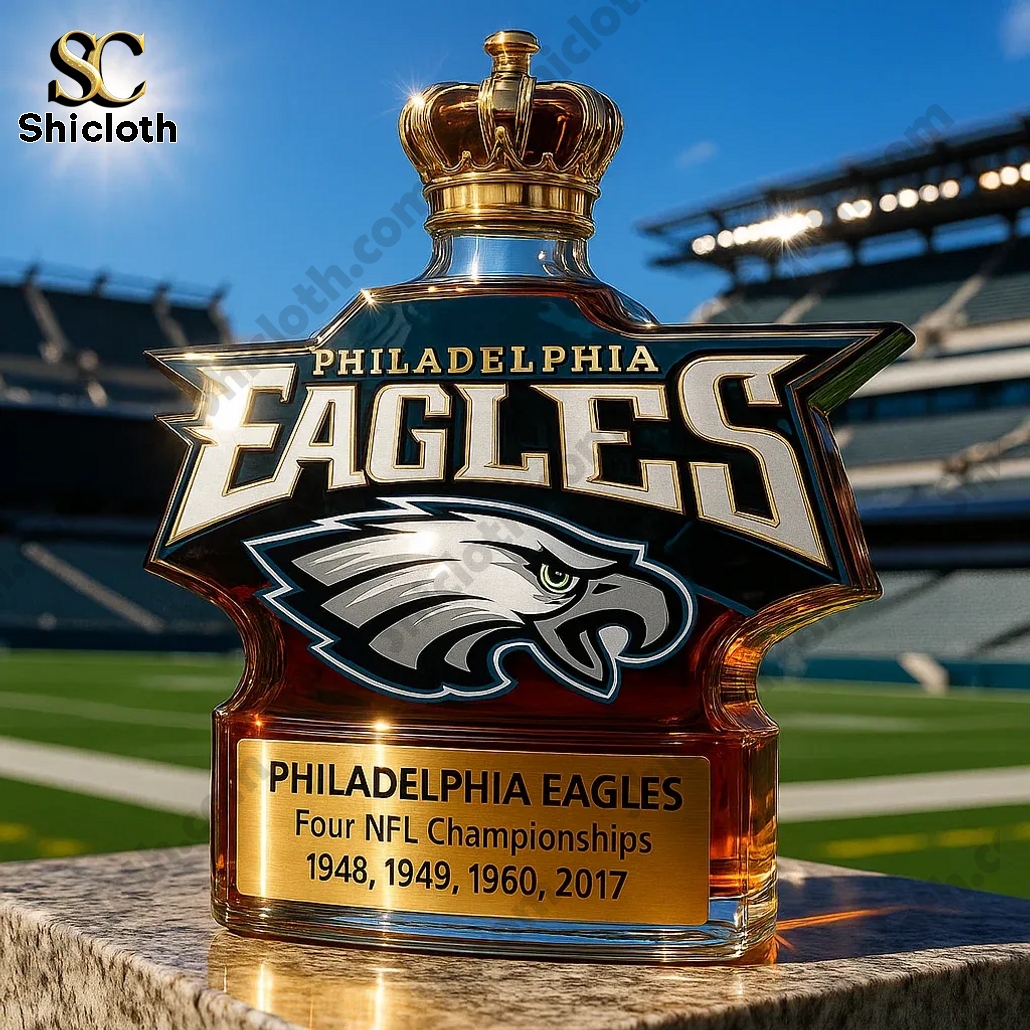 Philadelphia Eagles NFL Honor Whiskey Bottle
