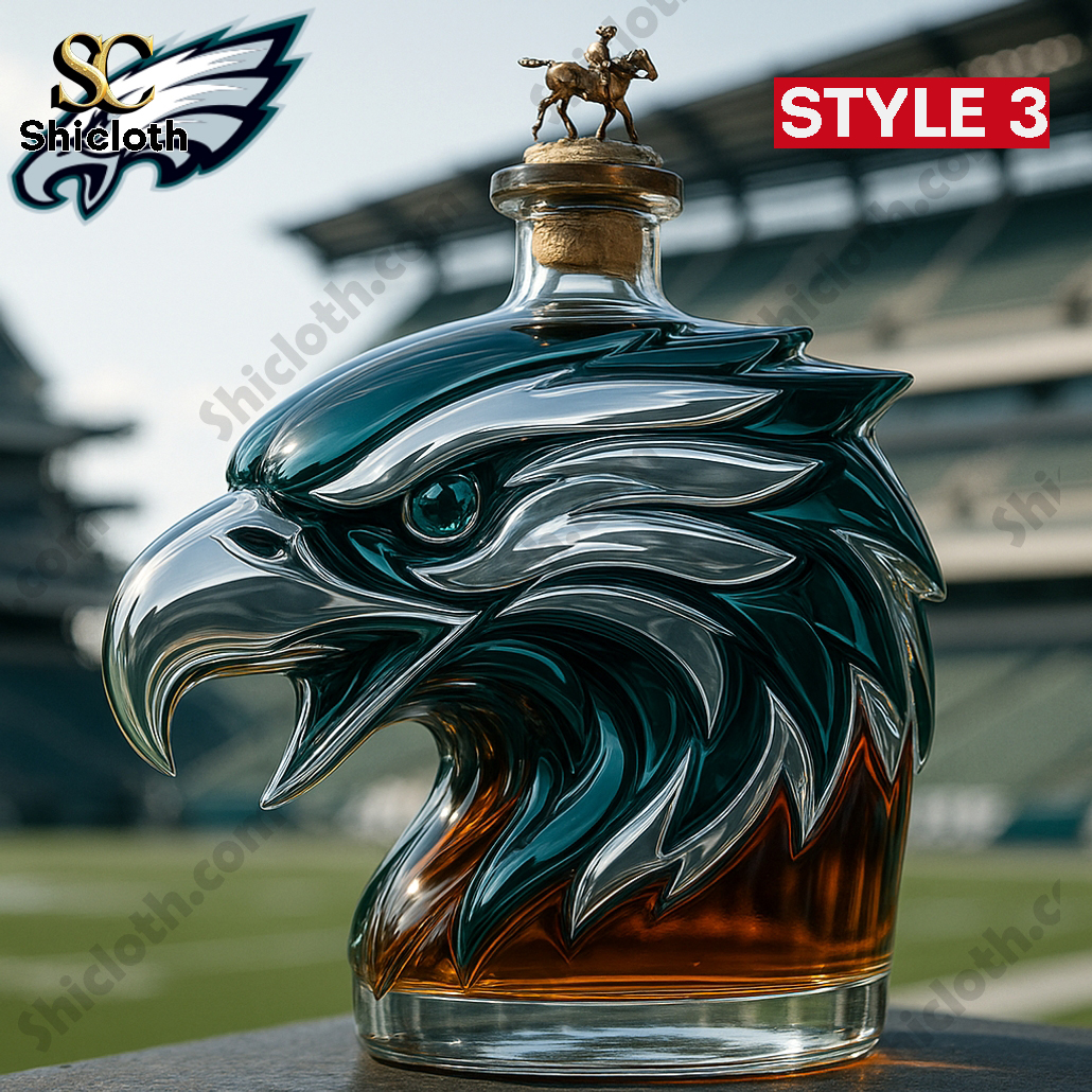 Philadelphia Eagles Swoop Head Limited Edition Whisky Bottle 3 Philadelphia Eagles Swoop Head Limited Edition Whisky Bottle - Image 3