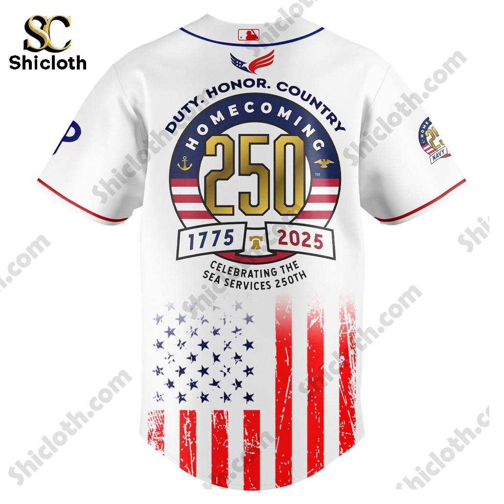 Philadelphia Phillies Homecoming 250 Legacy Baseball Jersey
