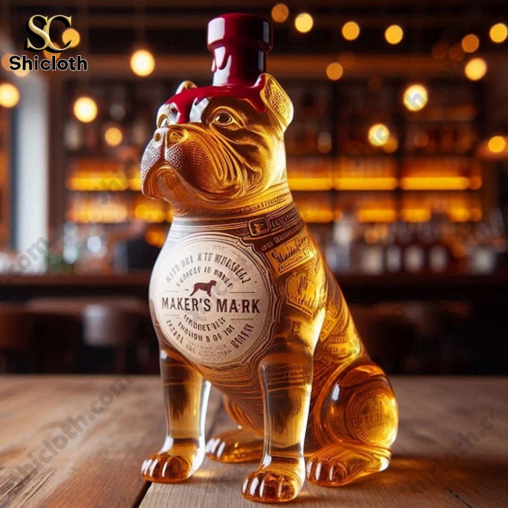 PitBulls Dog Crown Royal Whiskey Bottle 4 PitBulls Dog Crown Royal Whiskey Bottle - Image 4