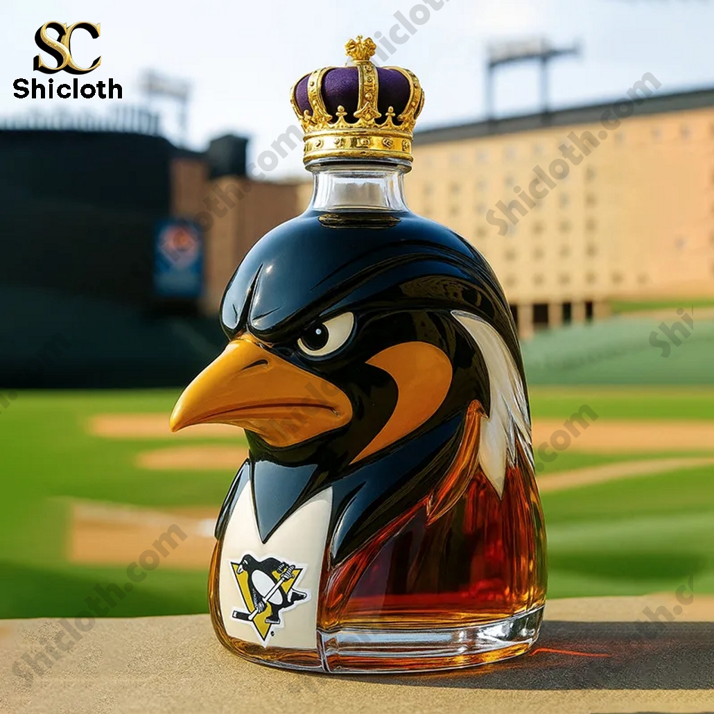 Pittsburgh Penguins Limited Edition Whiskey Bottle