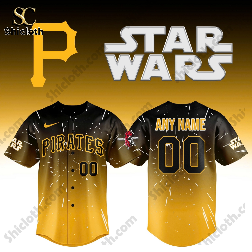 Pittsburgh Pirates 2025 Star Wars Night Custom Baseball Jersey