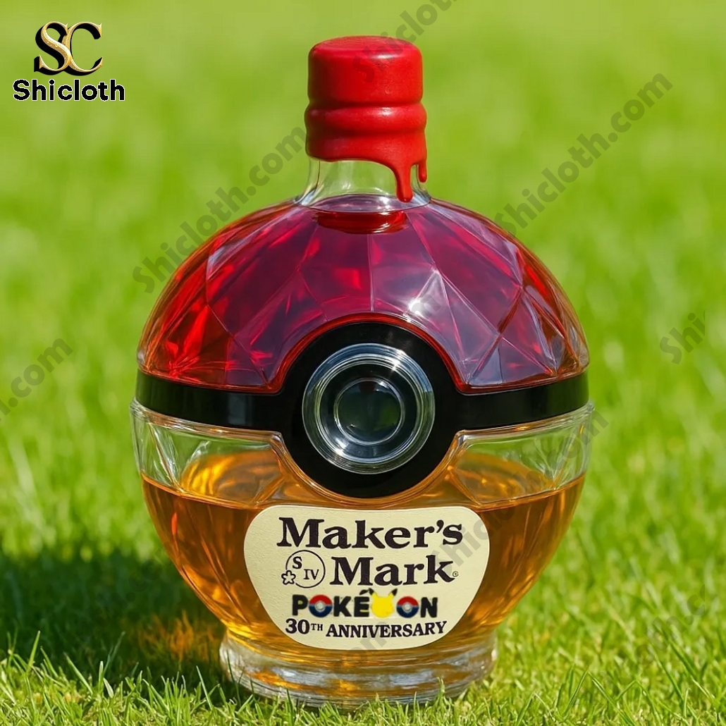 Poké Ball Pokemon 30th Anniversary Whiskey Bottle 3 Poké Ball Pokemon 30th Anniversary Whiskey Bottle - Image 3