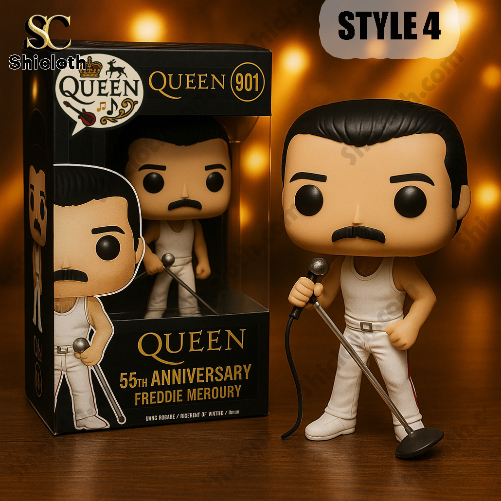 Queen 55 Anniversary Pop Figure Doll 4 Queen 55 Anniversary Pop Figure Doll - Image 4