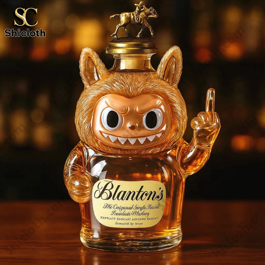 Rebellious Labubu Whiskey Bottle 4 Rebellious Labubu Whiskey Bottle - Image 4