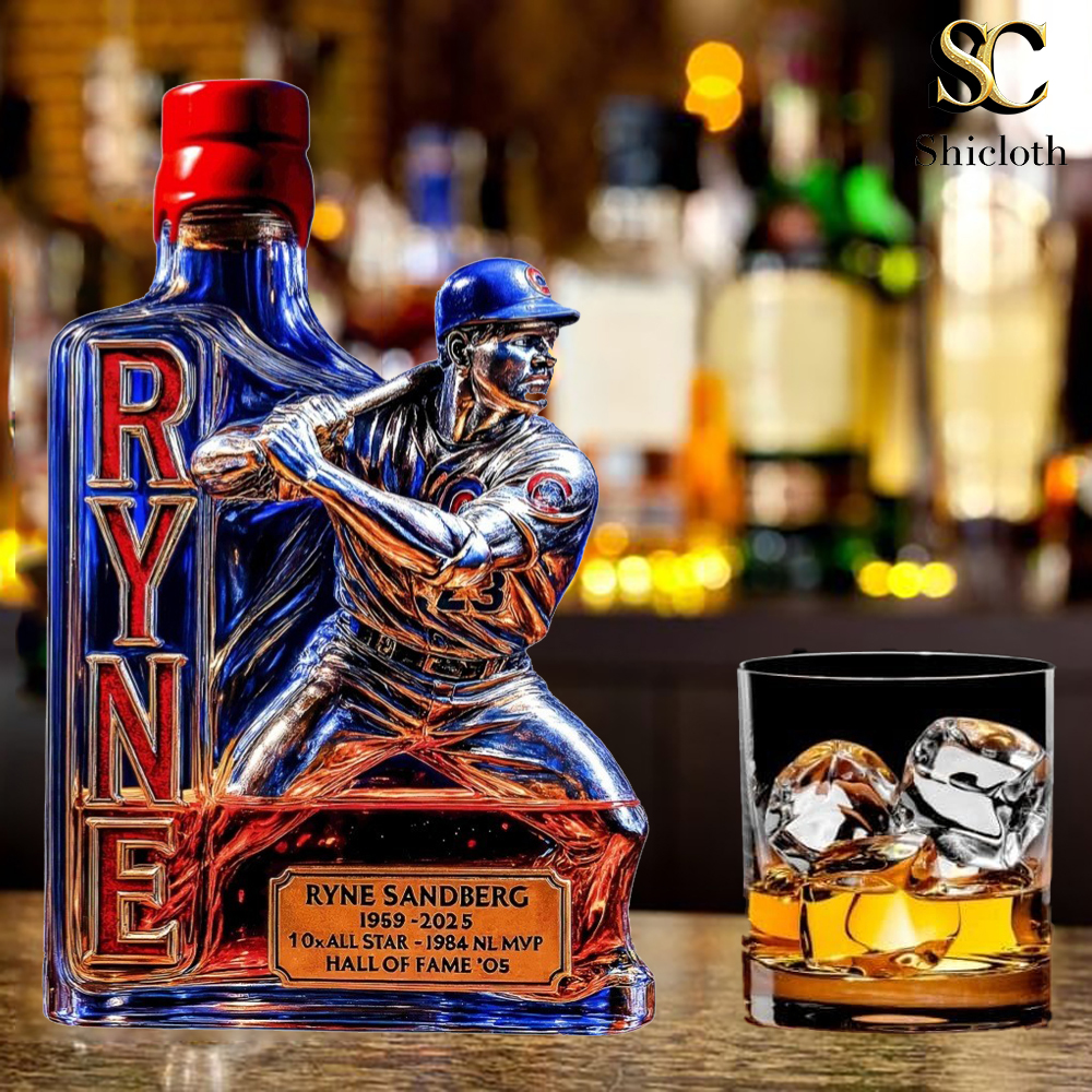 Limited Edition Ryne Sandberg Memorial Whiskey Bottle 3 Limited Edition Ryne Sandberg Memorial Whiskey Bottle - Image 3