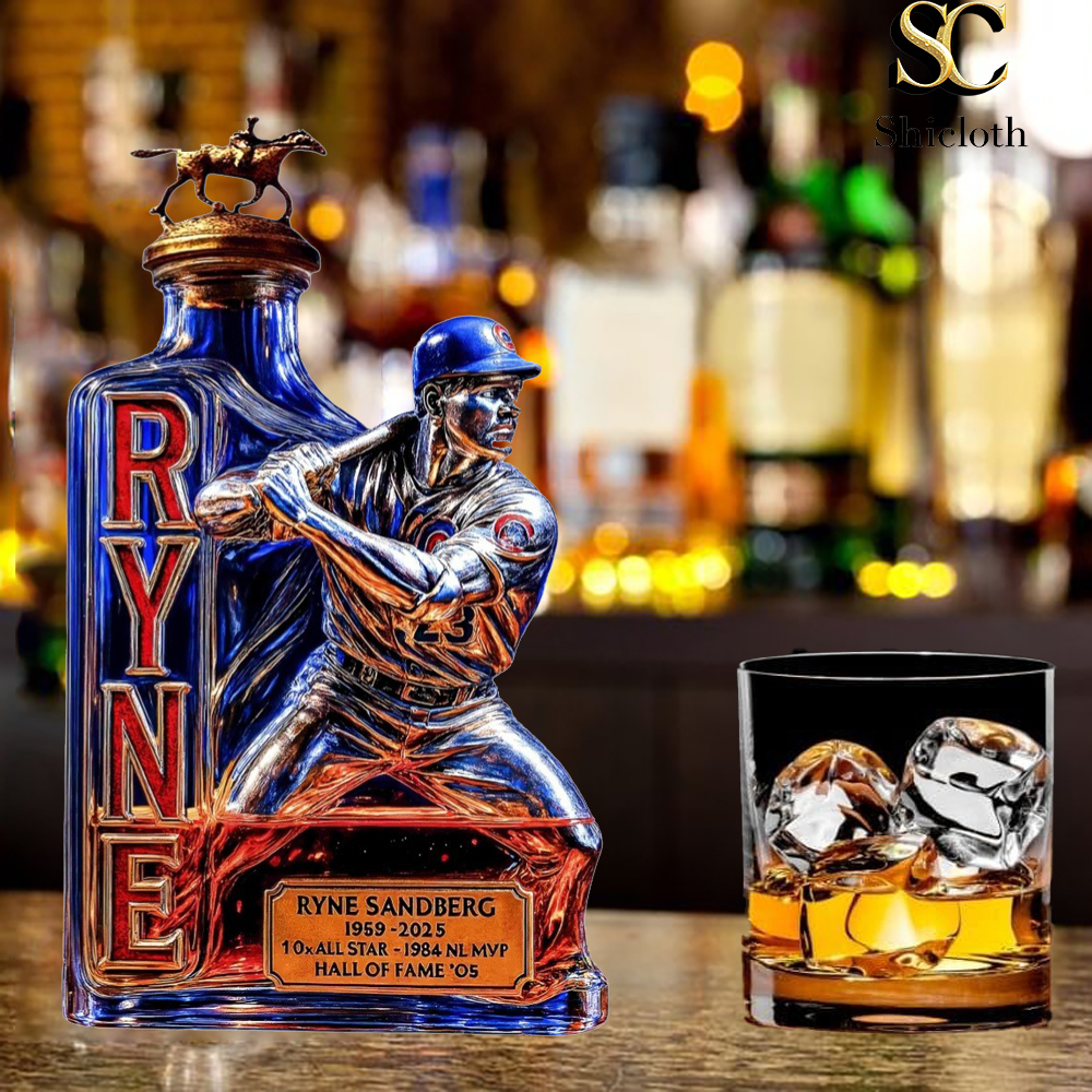 Limited Edition Ryne Sandberg Memorial Whiskey Bottle 4 Limited Edition Ryne Sandberg Memorial Whiskey Bottle - Image 4