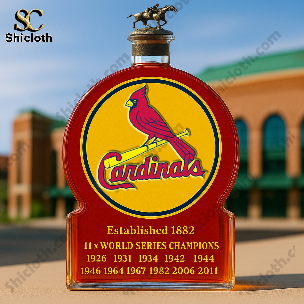 Saint Louis Cardinals Glory Whiskey Bottle 3 Saint Louis Cardinals Glory Whiskey Bottle - Image 3