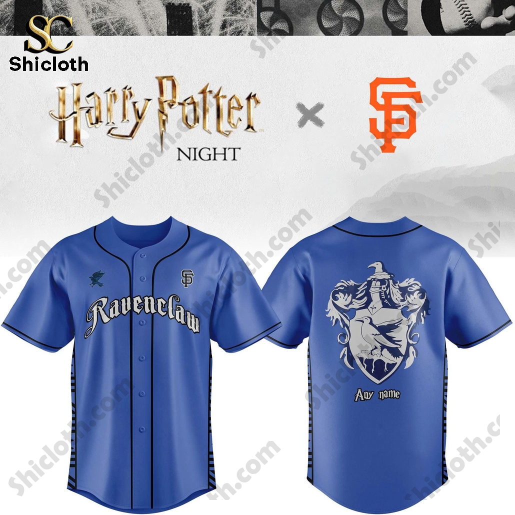 San Francisco Giants Ravenclaw House Baseball Jersey