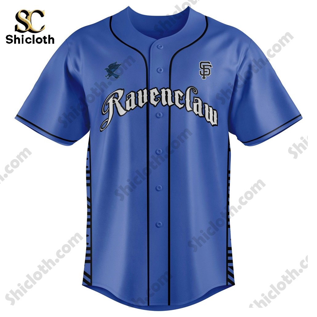 Alternative view of San Francisco Giants Ravenclaw House Baseball Jersey