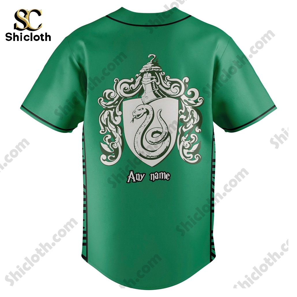 San Francisco Giants Slytherin House Baseball Jersey 3 San Francisco Giants Slytherin House Baseball Jersey - Image 3