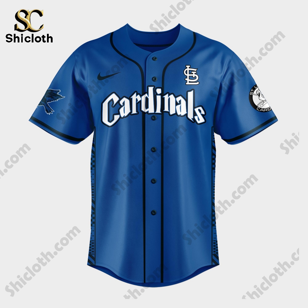 Alternative view of St. Louis Cardinals Ravenclaw House Baseball Jersey