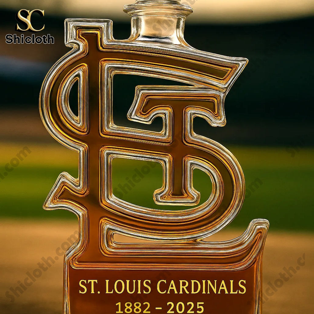 St. Louis Cardinals Whiskey Bottle