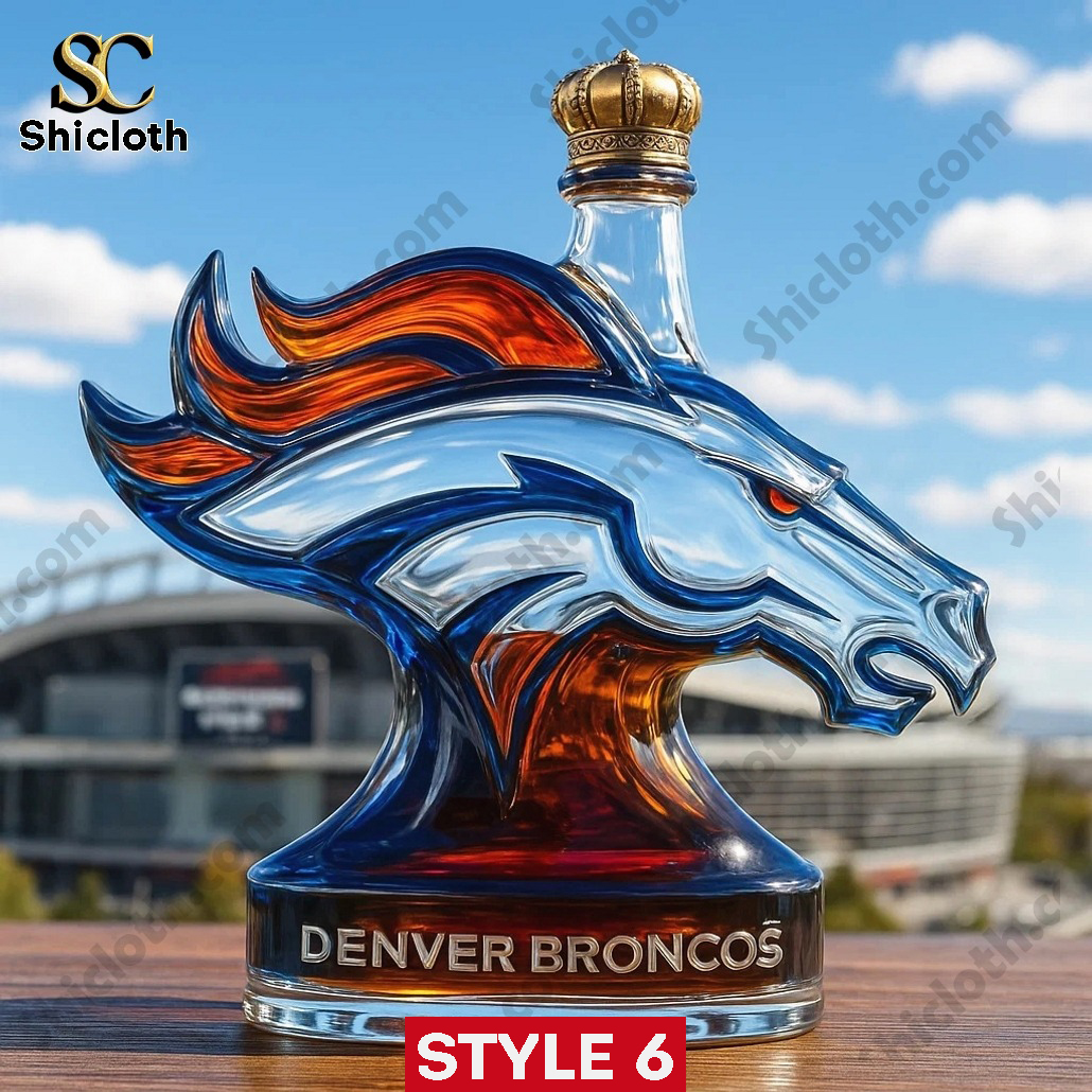 Denver Broncos 2025 Limited Edition Whiskey Bottle 5 Denver Broncos 2025 Limited Edition Whiskey Bottle - Image 5