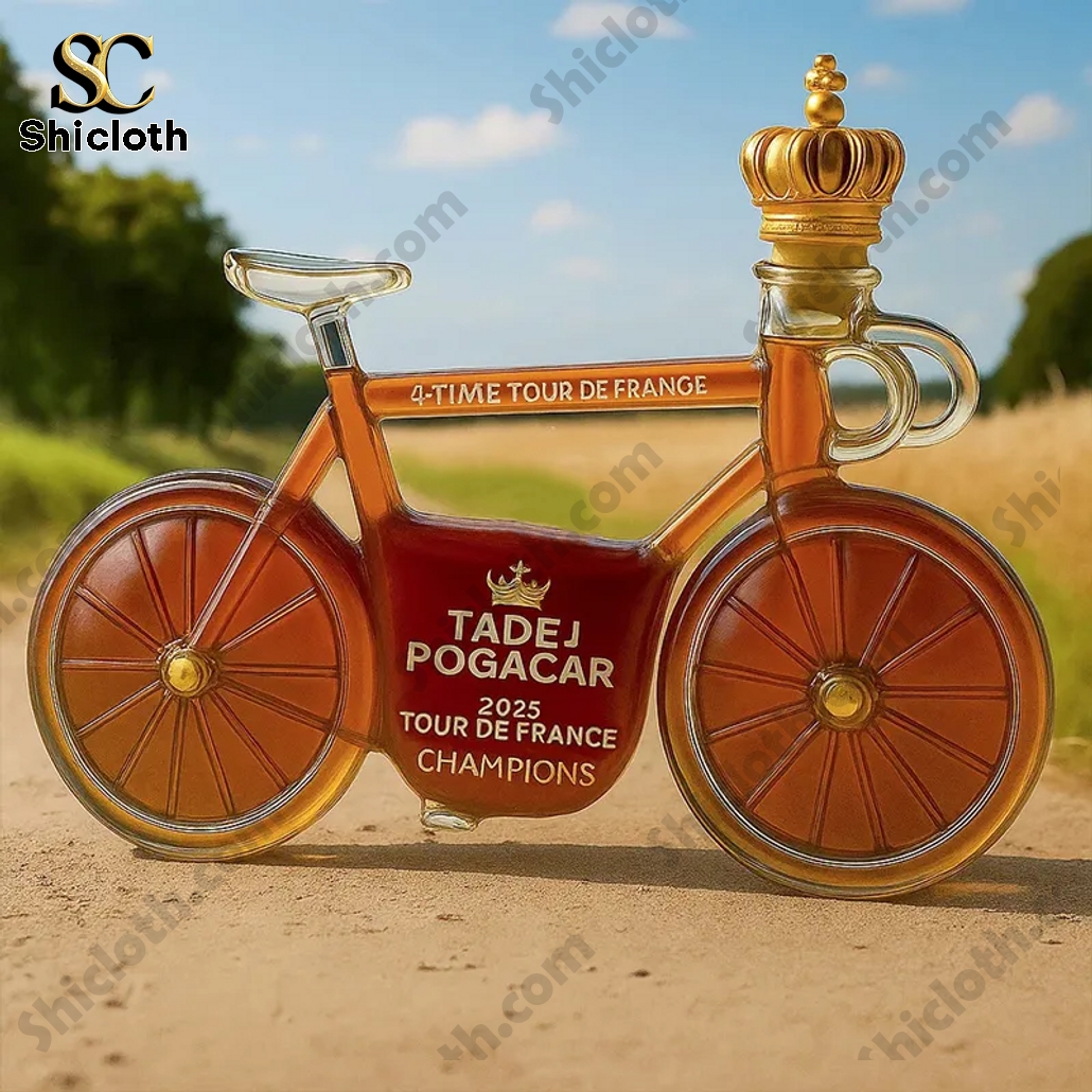 Tadej Pogačar 2025 Tour de France Champions Limited Edition Whisky Bottle