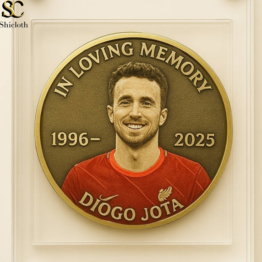 RIP Diogo Jota 1996-2025 In Eternal Red Memorial Coin