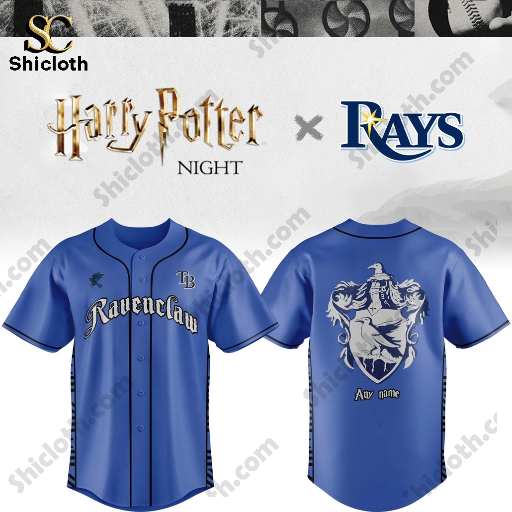 Tampa Bay Rays Ravenclaw House Baseball Jersey